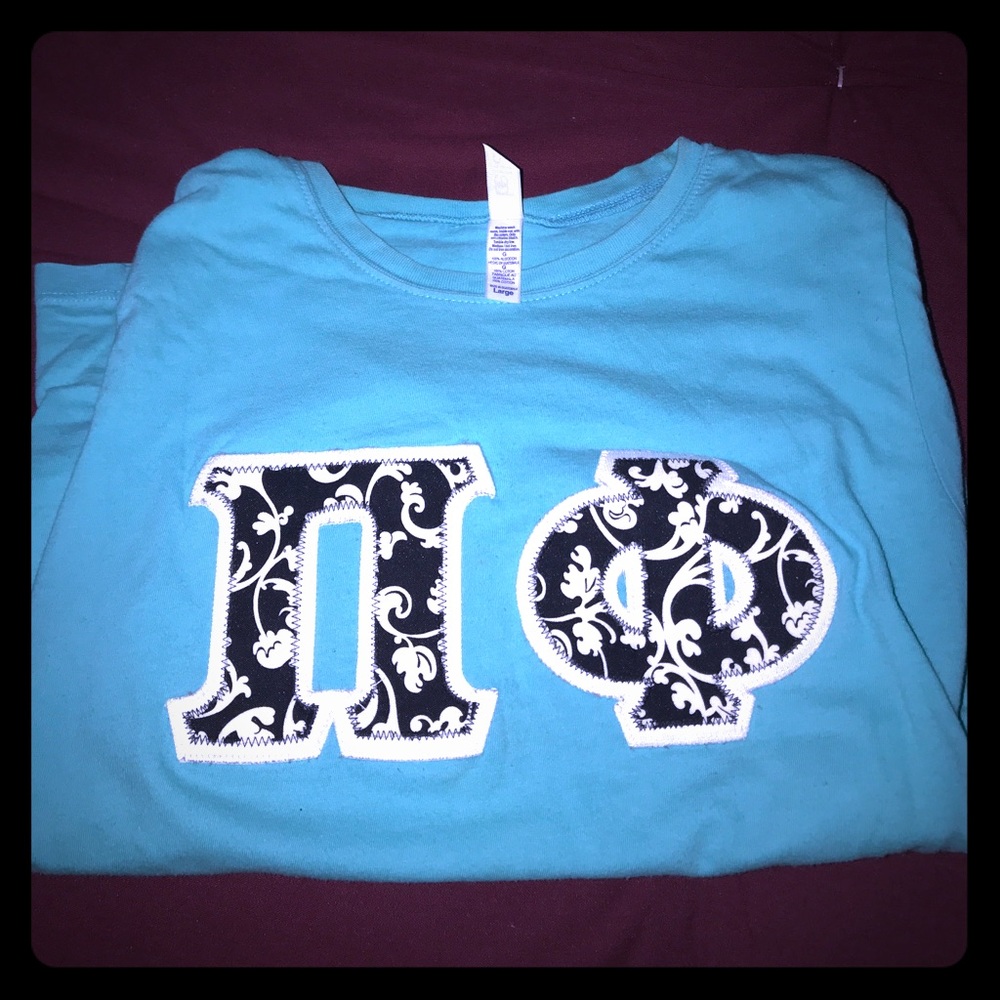 Pi phi stitched fitted shirt